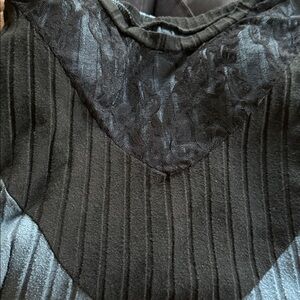 SHEIN Curve Black and Gray Top